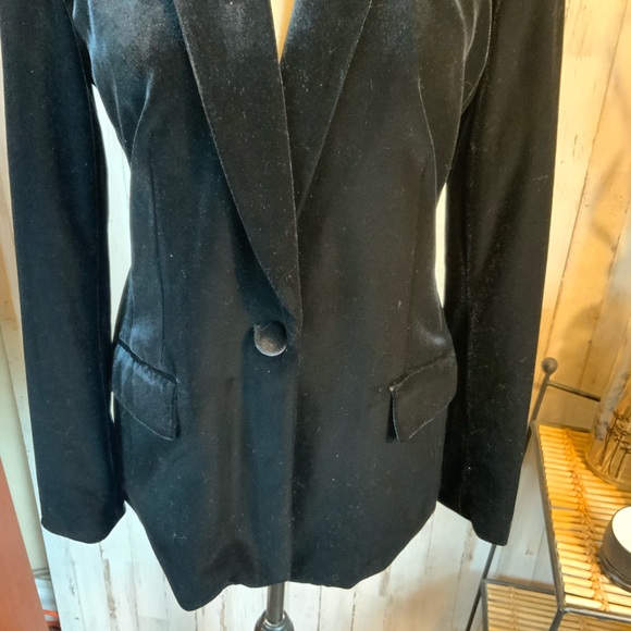 INC velvet blazer. Size Small. - Picture 3 of 6